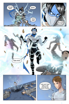 Read Clay-Man & Raven Epic Crossover  2 Page 7 in English
