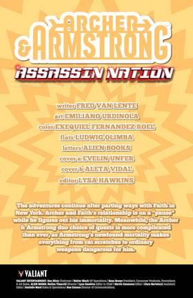 Read Archer & Armstrong: Assassin Nation  1 Page 2 in English