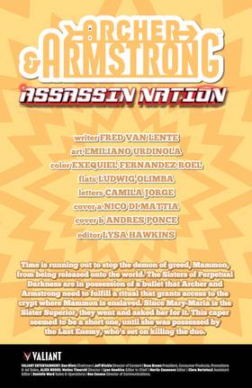 Read Archer & Armstrong: Assassin Nation  2 Page 2 in English