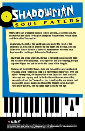 Read Shadowman: Soul Eaters  3 Page 2 in English