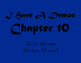 Read I Have A Demon  10 Page 1 in English