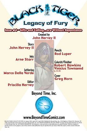 Read Black Tiger: Legacy of Fury  4 Page 2 in English