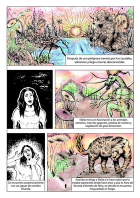 Read Elella y el fuego del jaguar  1 Page 5 in Spanish