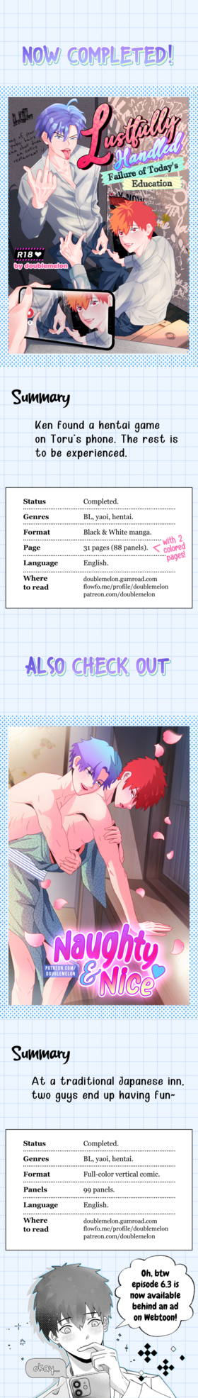 Lustfully Handled is Completed!