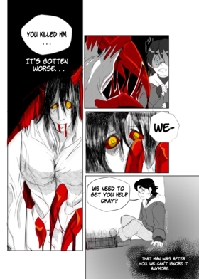 Read Between Worlds: Am I a Monster?  7 Page 6 in English
