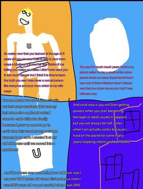 Read 	Nova Man: Origins #1  2 Page 1 in English