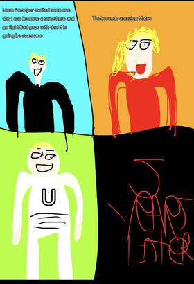 Read 	Nova Man: Origins #1  3 Page 1 in English