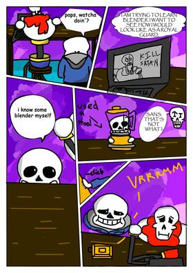 Read The Daily Life of PAPYRUS & sans  1 Page 5 in English
