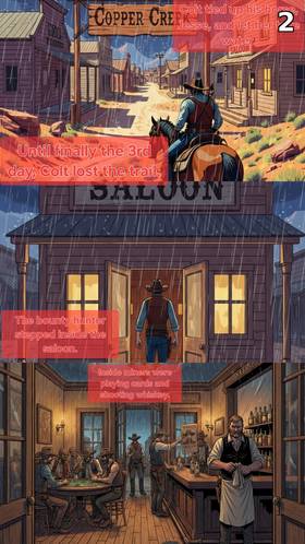 Read   COWBOYS, VAMPIRES,  WEREWOLVES,  AND ZOMBIES   2 Page 3 in English