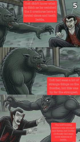 Read   COWBOYS, VAMPIRES,  WEREWOLVES,  AND ZOMBIES   2 Page 5 in English
