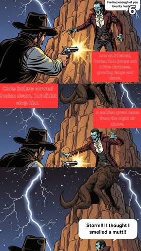 Read   COWBOYS, VAMPIRES,  WEREWOLVES,  AND ZOMBIES   2 Page 7 in English