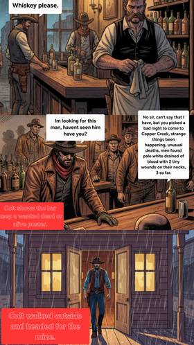 Read   COWBOYS, VAMPIRES,  WEREWOLVES,  AND ZOMBIES   3 Page 3 in English