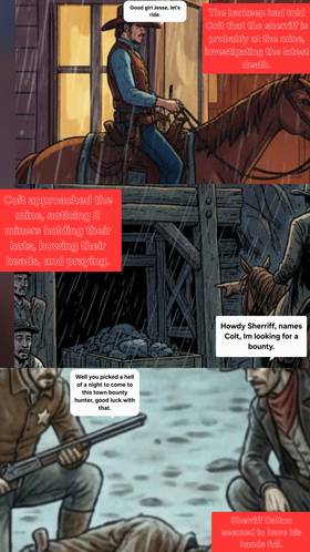 Read   COWBOYS, VAMPIRES,  WEREWOLVES,  AND ZOMBIES   3 Page 4 in English
