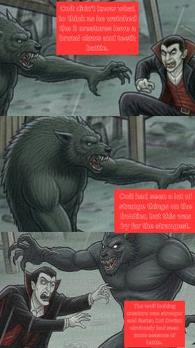 Read   COWBOYS, VAMPIRES,  WEREWOLVES,  AND ZOMBIES   3 Page 7 in English