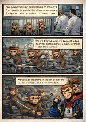Read They Monkeys   1 Page 10 in English