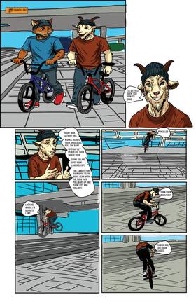 Read How to 180 on a bmx  1 Page 8 in English