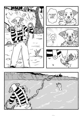 Read Sadly Smiling Clown  1 Page 5 in English