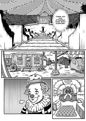 Read Sadly Smiling Clown  1 Page 1 in English