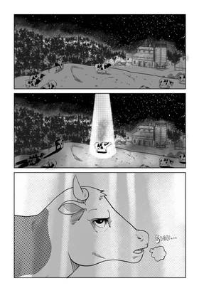 Read Cows vs. Aliens  1 Page 3 in English
