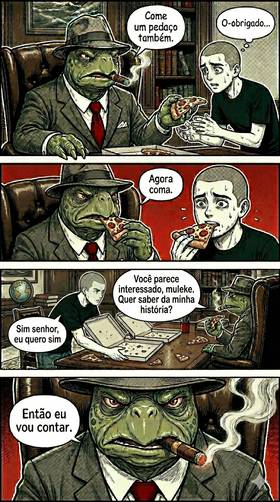 Read A PODEROSA TARTARUGA CHEFONA  1 Page 9 in Portugese