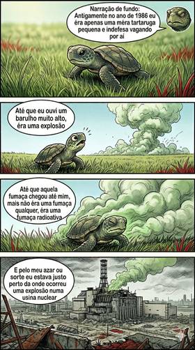 Read A PODEROSA TARTARUGA CHEFONA  1 Page 10 in Portugese