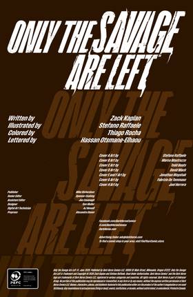 Read Only the Savage are Left  1 Page 2 in English