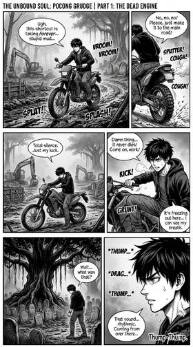 Read The Unbound Soul : Pocong Grudge  1 Page 3 in English