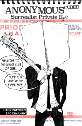 Read Anonymous Cubed Surrealist Private Eye  5 Page 1 in English