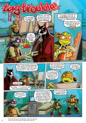Read Teenage Mutant Ninja Turtles: The Booyakasha Books  2 Page 4 in English