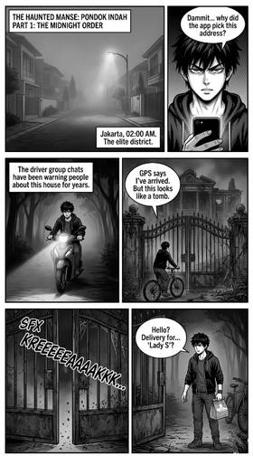 Read The Haunted Manse : Pondok Indah   1 Page 2 in English