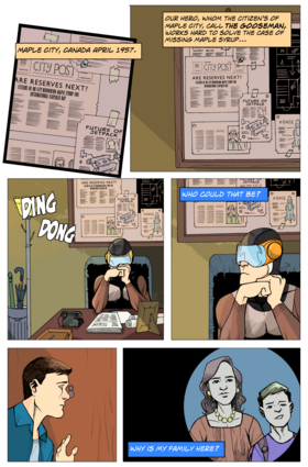 Read The Flock Comic Series  1 Page 3 in English