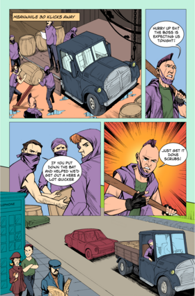 Read The Flock Comic Series  1 Page 5 in English