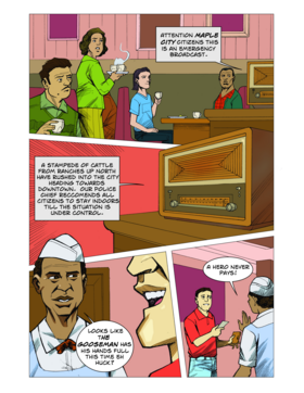 Read The Flock Comic Series  4 Page 10 in English