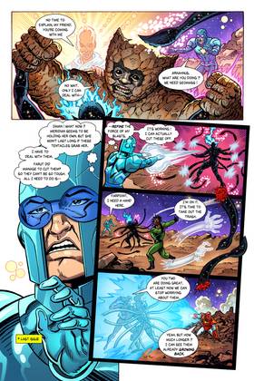 Read Gaia Force  6 Page 10 in English