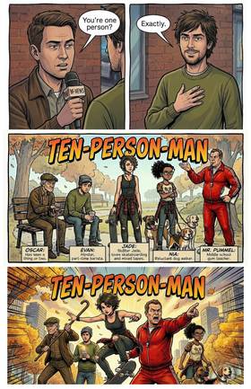 Read Ten Person Man  1 Page 6 in English