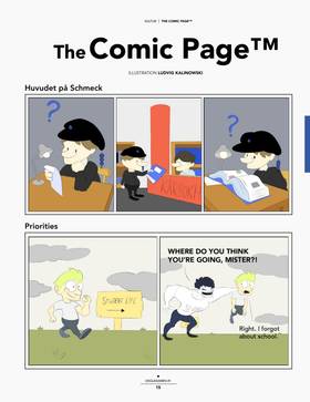 Read The Comic Page / Schmeckversum  1 Page 1 in Swedish