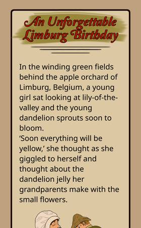 Read An Unforgettable Limburg Birthday  1 Page 1 in English