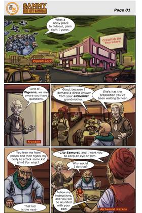 Read Sammy: The City Samurai   3 Page 3 in English