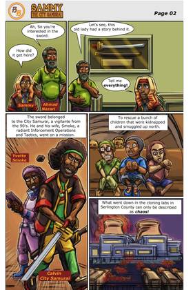 Read Sammy: The City Samurai   3 Page 4 in English