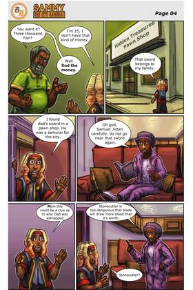 Read Sammy: The City Samurai   3 Page 6 in English