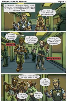 Read Sammy: The City Samurai   4 Page 4 in English