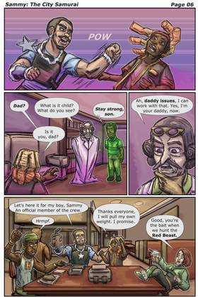 Read Sammy: The City Samurai   4 Page 8 in English