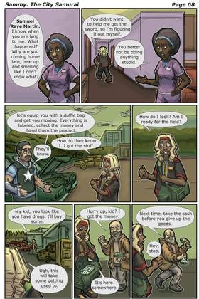 Read Sammy: The City Samurai   4 Page 10 in English