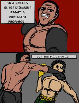 Read Ganja Grin - A Boxing Comic Joint!  1 Page 2 in English