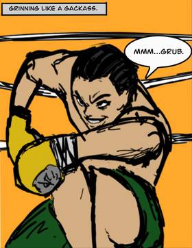Read Ganja Grin - A Boxing Comic Joint!  1 Page 3 in English