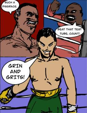 Read Ganja Grin - A Boxing Comic Joint!  1 Page 4 in English