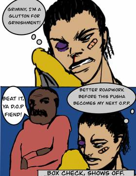 Read Ganja Grin - A Boxing Comic Joint!  1 Page 9 in English