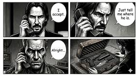 Read Rambo vs John Wick  1 Page 4 in English