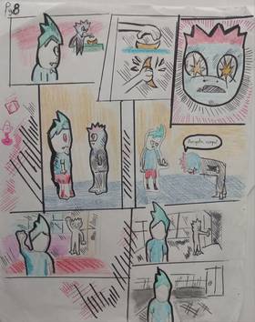 Read 2 Hombres y 1 platano  2 Page 8 in Spanish