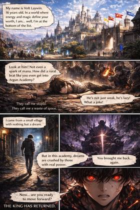 Read THE REINCARNATION OF DEMON KING.  1 Page 3 in English